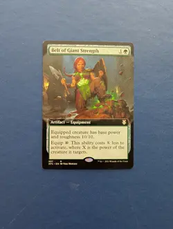 MTG Belt of Giant Strength: Adventures in the Forgotten Realms #307 - EX-MT - Image 1