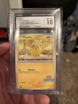 Pokemon Pikachu #214 Illustration Contest Winner BSP 2024 - CGC 10 Gem Mint - Image 1