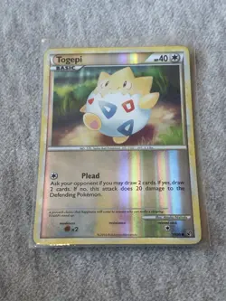 Pokemon TCG Togepi Undaunted 70/90 Common Reverse Holo LP - Image 1