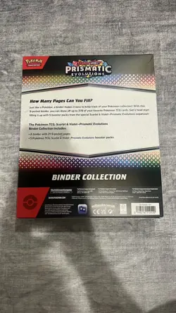 Binder Collection SV8.5 Prismatic Evolutions Pokemon TCG SEALED - Image 2