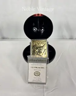1999 Burger King Pokemon 23K Gold-Plated - Pikachu - No box - G5B - Image 1