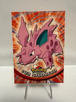 Nidorino #33 - 1999 Topps Pokemon TV Animation Edition Series 1 Red Label - NM - Image 1