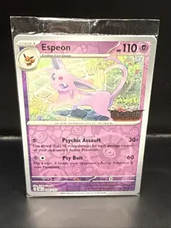 Pokemon TCG Espeon 086/197 Obsidian Flames Best Buy Exclusive Sealed A - Image 1
