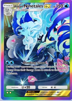 NEW** Alolan Ninetales EX Fantastical Parade Pokemon TCG Pocket 2 ⭐⭐ (English) - Image 1