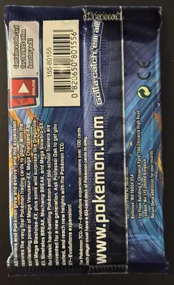 Pokemon XY Evolutions Sealed Booster Pack Charizard Art New & Sealed. W/ Acrylic - Image 3