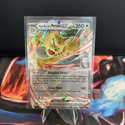 Pokemon Scarlet & Violet Destined Rivals Team Rockets Persian Ex 150/182 - Image 1