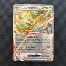 Pokemon Scarlet & Violet Destined Rivals Team Rockets Persian Ex 150/182 - Image 2