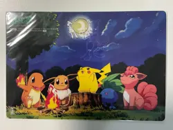 Pokemon Jumbo Carddass 1998 [Banpresto] Plastic Art Board Pikachu Charmander etc - Image 1