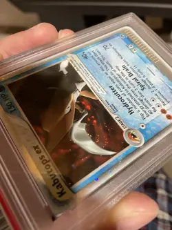 2003 Pokemon EX Sandstorm Kabutops ex Holo #97 PSA 9 Mint - Image 3
