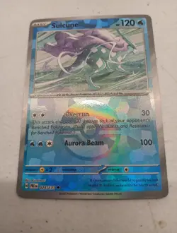2025 Pokemon S&V Prismatic Evolutions Suicune (Master Ball Pattern) #024/131 NM - Image 2