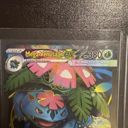 Pokemon TCG Mega Venusaur EX 155/132 Mega Evolution Full Art Secret Rare NM - Image 3
