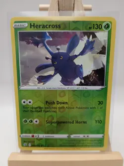 Heracross 006/192 Reverse Holo Rebel Clash Pokemon Card 2020 Mint Pokemon TCG - Image 1