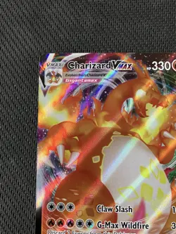 Pokemon TCG Charizard VMAX Darkness Ablaze Full Art Illustration Card 20/189 - Image 5