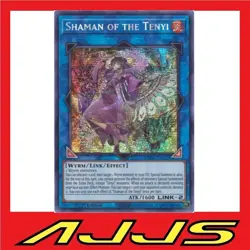 YuGiOh Shaman of the Tenyi - MP20-EN122 - Prismatic Secret Rare 1st Edition NM/M - Image 1