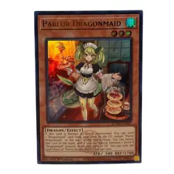 YuGiOh! Parlor Dragonmaid (Ultra Rare) BLMM-EN060 1st Ed NM Battles of Legend - Image 1
