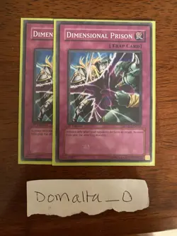 2x YuGiOh Dimensional Prison SDMM-EN032 Common 1st Edition LP - Image 1