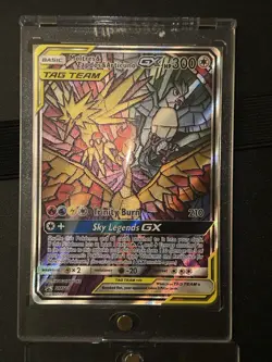 Moltres Zappos Articuno GX Pokemon Stained Glass Promo #SM210 2019 NM Pokemon - Image 2