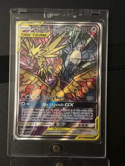 Moltres Zappos Articuno GX Pokemon Stained Glass Promo #SM210 2019 NM Pokemon - Image 4