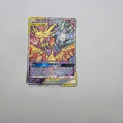 Pokemon Stained Glass Birds Moltres & Zapdos & Articuno GX Sm210 Near Mint - Image 2