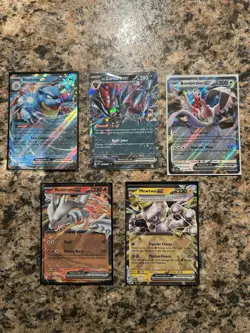 Pokemon TCG Half Art Ex 5 Card Bundle Pack Fresh Mint Condition - Image 1