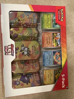 Pokemon TCG Scarlet & Violet 151 Mini Tins Costco Bundle, 5 Pack - Sealed Box - Image 1