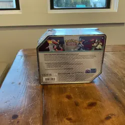 Pokemon TCG Paldea Partners Tin Meowscarada EX 5 S&V Booster Pack New / Sealed - Image 3
