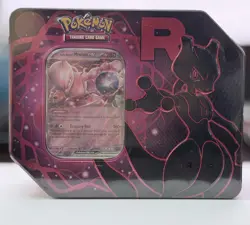 Destined Rivals Team Rocket 5 Pack Tin Mewtwo EX Pokemon TCG NEW SEALED - Image 1