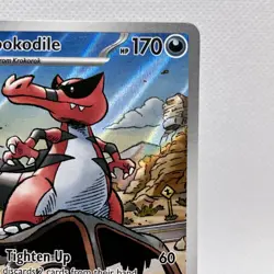 Krookodile 137/086 Holo Illustration Rare SV: Black Bolt NM English Pokemon - Image 4