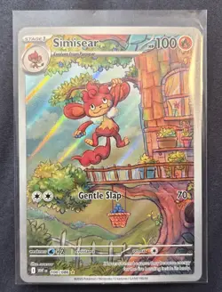 Simisear 100/086 Illustration Rare White Flare Pokemon TCG Near Mint English - Image 1