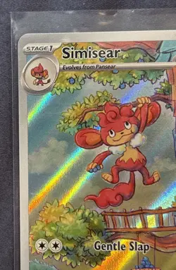 Simisear 100/086 Illustration Rare White Flare Pokemon TCG Near Mint English - Image 5
