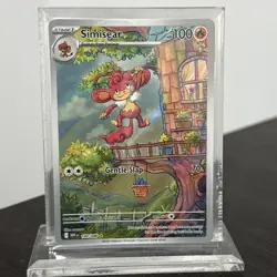 Simisear 100/086 Illustration Rare White Flare Pokemon TCG Near Mint English - Image 1