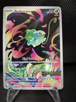 Bulbasaur 133/132 Me01: Mega Evolution Holo Stamped Pokemon TCG Mint - Image 1