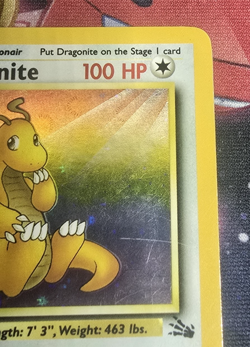 Dragonite 4/62 Holo - Pokemon TCG WOTC Fossil - MP - Image 4