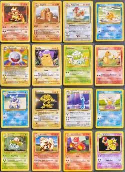 Pokemon Cards Bundle Unlimited Base Set (YOU CHOOSE) ALL CARDS 1999 Wotc Pikachu - Image 1