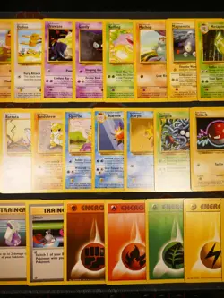 HP (Unlimited) COMPLETE Pokemon BASE Set 38-Card COMMON Non-Holo WOTC 102 - Image 3