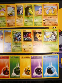 HP (Unlimited) COMPLETE Pokemon BASE Set 38-Card COMMON Non-Holo WOTC 102 - Image 4