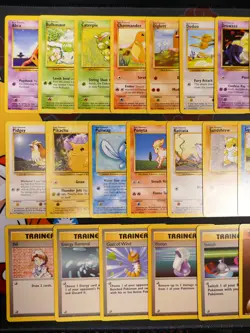 MP/HP (Unlimited) COMPLETE Pokemon BASE Set 38-Card COMMON Non-Holo WOTC 102 - Image 2