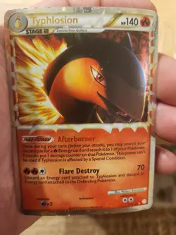 Pokemon TCG Typhlosion (Prime) 110/123 Heartgold & Soulsilver Holo HP - Image 2
