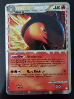 Typhlosion Prime 110/123 Holo Ultra Rare Pokemon TCG Heartgold Soulsilver LP-NM - Image 1