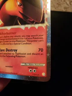 Typhlosion Prime 110/123 Holo Ultra Rare Pokemon TCG Heartgold Soulsilver LP-NM - Image 5