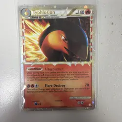 Pokemon TCG Typhlosion (Prime) 110/123 Heartgold & Soulsilver Holo - Image 1