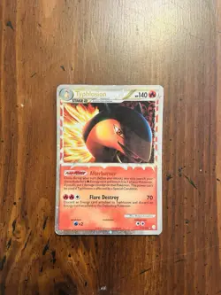 Pokemon TCG Typhlosion Prime 110/123 Ultra Rare- HeartGold SoulSilver - Image 1