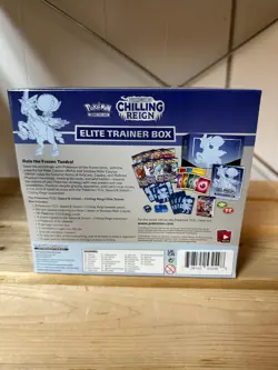 SEALED Pokemon Chilling Reign Ice Rider Calyrex ETB - FREE SHIPPING! - Image 2