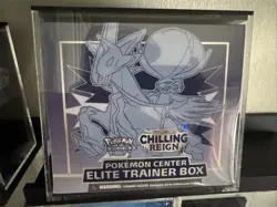 POKEMON CENTER CHILLING REIGN ETB Ice Rider Calyrex - TCG New & Sealed - Image 1