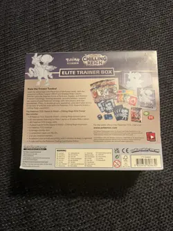 Pokemon Sword & Shield Chilling Reign ETB [Ice Rider Calyrex] - Sealed - Image 4