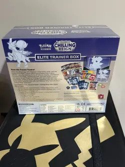 SEALED Pokemon Chilling Reign Ice Rider Calyrex ETB - Image 3