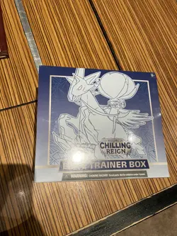 SEALED Pokemon Chilling Reign Ice Rider Calyrex ETB - FREE SHIPPING! - Image 1