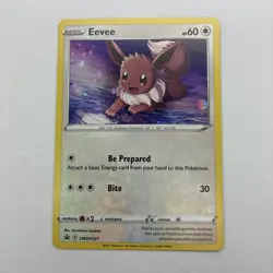 Pokemon TCG SWSH Eevee SWSH127 Black Star Promo Holo NM/M - Image 1