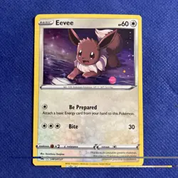 Eevee SWSH127 Sword & Shield Black Star Promo Cosmos Holo Pokemon TCG - NM - Image 1