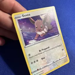 Eevee SWSH127 Sword & Shield Black Star Promo Cosmos Holo Pokemon TCG - NM - Image 2